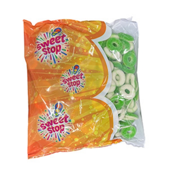 Picture of SweetStop 5c Sour Apple Rings  x250